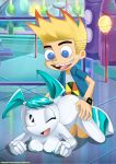 bbmbbf crossover doggy_position jenny_wakeman johnny_test johnny_test_(character) my_life_as_a_teenage_robot palcomix xj-9