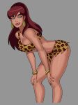 1girl 1girl big_breasts blue_eyes breasts earrings female_focus female_only giganta high_res lipstick long_hair mature mature_female patreon patreon_paid patreon_reward red_hair solo_female something_unlimited sunsetriders7 supervillain tagme
