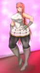 artoria_pendragon big_breasts cosplay fate/grand_order fate_(series) medb_(fate) thick_thighs tight_clothing wide_hips