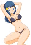  1girl absurd_res alluring ass blue_eyes blue_hair bra censored dawn dawn_(pokemon) female female_human female_only high_res hikari_(pokemon) insanely_hot legs long_blue_hair long_hair looking_at_viewer mostly_nude nintendo panties photoshop pokemon skirt smile solo thighs transparent_background underwear underwear_only vector_trace white_background zel-sama 