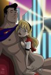  1boy 1girl after_sex cousins dc dc_comics dcau incest jkr jkrcomix kal-el kara_zor-el sharpie_(artist) supergirl superman superman:_the_animated_series superman_(series) 