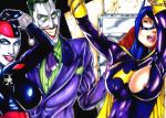  barbara_gordon batgirl batman_(series) colored dc dc_comics harley_quinn tagme the_joker woobaby43 