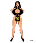  big_breasts breasts cleavage commission def_jam:_fight_for_ny dragon female hyperflannel kimora milf solo 