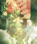  alan_scott dc dc_comics green_lantern justice_society_of_america kissing power_girl 