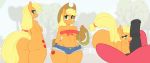  1boy 1girl anthro applejack arandomdog ass big_ass big_macintosh blush breasts brother_and_sister cleavage cute equine fellatio female friendship_is_magic furry hair hetero horse horsecock incest male my_little_pony nude oral oral_sex penis pony sex sideboob sssonic2 testicles 