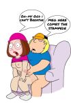  anal_penetration brother_and_sister chris_griffin family_guy imminent_cumshot meg_griffin surprised x-ray 