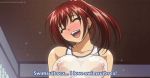 anime blush bouncing_breasts breasts closed_eyes gif hair long_hair mizugi_kanojo mizuho_(mizugi_kanojo) nipples nipples_through_clothes one-piece_swimsuit open_mouth ponytail red_hair see-through sex source_request