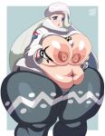 adultart_(artist) big_breasts hourglass_figure melony_(pokemon) pokemon sexy sexy_breasts