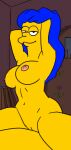  ass bouncing_breasts breasts cowgirl_position erect_nipples erect_penis gif marge_simpson nude shaved_pussy the_simpsons thighs vaginal 