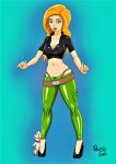  breasts crop_top kim_possible kimberly_ann_possible thighs thong tight_pants 