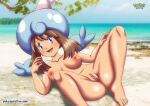 areolae bbmbbf breasts cosplay looking_at_viewer may_(pokemon) nintendo nipples nude palcomix pokemon pokepornlive pussy uncensored