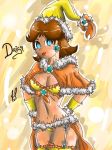  breasts christmas nintendo princess_daisy 