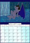 angela_(gargoyles) august_(month) breasts calendar disney fab3716 female gargoyles nude purple_skin pussy solo tail wings