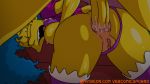  anal anus ass breasts erect_nipples erect_penis gif marge_simpson nude shaved_pussy stockings the_simpsons thighs 