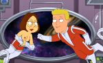 big_breasts brown_hair family_guy floating glasses meg_griffin topless_(female)