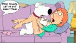  badbrains big_breasts brian_griffin cheating_wife cum_inside family_guy grabbing_breasts lois_griffin vaginal 