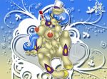 abs anthro big_breasts blue_hair breasts cute equine female friendship_is_magic furry hair hat hooves horse klmsama looking_at_viewer my_little_pony nipples nude pony presenting pussy sapphire_shores_(mlp) seductive sitting smile solo yellow_eyes 