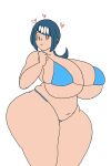  big_ass big_breasts lana&#039;s_mother metalpipe55_(artist) micro_bikini milf pokemon pokemon_(anime) redraw 