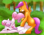  friendship_is_magic my_little_pony scootaloo sweetie_belle yuri 