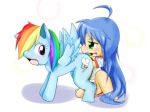  friendship_is_magic lucky_star my_little_pony rainbow_dash wtf 