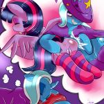  anus artist_name ass dream friendship_is_magic my_little_pony pussy saurian_(artist) trixie twilight_sparkle_(mlp) 