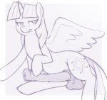  2013 cutie_mark equine feral friendship_is_magic futanari hair half-closed_eyes horn horse horsecock looking_at_viewer my_little_pony penis pony precum redintravenous solo source_request testicles twilight_sparkle_(mlp) vein winged_unicorn wings 