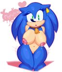  &lt;3 &lt;3_eyes 1girl alpha_channel anthro bell_collar big_breasts breasts collar cowbell crossgender dialogue ear_tag eulipotyphlan eyelashes furry green_eyes hands_behind_back hedgehog knees_together lactating looking_at_viewer mammal navel nude open_mouth pussy sega simple_background sonic_the_hedgehog sound_effects standing thanu thick_thighs transparent_background 