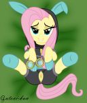  animal_ears bodysuit clothing equine eyewear female feral fluttershy fluttershy_(mlp) friendship_is_magic fur goggles gutovi-kun hair horse long_hair looking_at_viewer lying my_little_pony on_back open_mouth pegasus pink_hair pony pussy rabbit_ears seductive skinsuit smile solo spread_legs spreading stockings wings 