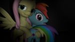  ass fluttershy friendship_is_magic my_little_pony rainbow_dash source_filmmaker 