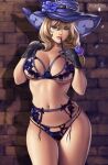  1girl big_breasts blonde_hair female_focus female_only flowerxl genshin_impact high_res high_resolution lisa_(genshin_impact) long_hair solo_female solo_focus tagme video_game_character video_game_franchise 