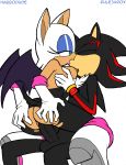 anthro areola bat breasts clothing cowgirl_position erect_nipples erection female furry girl_on_top hair hedgehog kissing male male/female nipples nude penetration penis rouge_the_bat rule34rox sega sex shadow_the_hedgehog sonic_*(series) sonic_the_hedgehog_(series) testicles torn_clothing wings