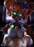  1girl breasts circus_baby five_nights_at_freddy&#039;s five_nights_at_freddy&#039;s:_sister_location freddy_fazbear&#039;s_pizzeria_simulator green_eyes hair high_res male nipples outercourse paizuri penis scrap_baby scrap_baby_(fnaf) sex straight video_games 