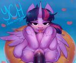  ass belly belly_bulge friendship_is_magic horn my_little_pony pony purple_fur purple_hair stomach_bulge tongue tongue_out twilight_sparkle vaginal vaginal_penetration vensual99 wings 