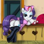 friendship_is_magic looking_back loopend my_little_pony nurse rarity_(mlp) 