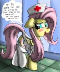  fluttershy friendship_is_magic my_little_pony nurse ziemniax 
