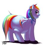 chubby friendship_is_magic looking_back my_little_pony rainbow_dash trinity-fate62