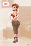 ass big_ass big_breasts braided_hair breasts bubble_butt cartoon_network hourglass_figure light-skinned_female red_hair red_lipstick redhead thick_ass thick_legs thick_thighs total_drama_island zoey_(tdi)