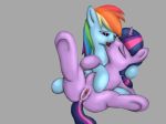  anus friendship_is_magic horn kissing my_little_pony pussy rarity_(mlp) twilight_sparkle_(mlp) yuri 