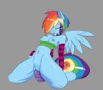  1girl anthro breasts dildo female female_only friendship_is_magic furry miketheuser my_little_pony nipples pussy rainbow_dash solo 