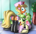  friendship_is_magic miss_harshwhinny ms._peachbottom my_little_pony nurse ziemniax 