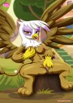  equestria_untamed fingering gilda gryphon my_little_pony palcomix wings 