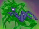  2013 abs breasts equine female friendship_is_magic green_eyes green_hair green_theme hair horse long_hair looking_at_viewer lying mane-iac misukitty my_little_pony pony solo 