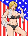  1girl athletic_female big_breasts blonde_hair blue_eyes dead_or_alive dead_or_alive_2 dead_or_alive_3 dead_or_alive_4 dead_or_alive_5 dead_or_alive_6 dead_or_alive_xtreme_beach_volleyball dead_or_alive_xtreme_venus_vacation female_abs fit_female legs makani_kohitujito posing tecmo tina_armstrong vest 