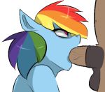  animated animated_gif blinking deepthroat fellatio friendship_is_magic gif irrumatio my_little_pony oral rainbow_dash_(mlp) throat_bulge 