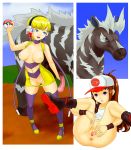  1girl anus beastiality breasts censored elesa_(pokemon) female_protagonist_(pokemon_bw2) game_freak gym_leader handjob hat highres hilda_(pokemon) horse humans_of_pokemon kamitsure_(pokemon) large_breasts nintendo nipples noobcake penis pokemon pokemon_(anime) pokemon_(game) pokemon_black_2_&amp;_white_2 pokemon_black_and_white pokemon_bw pokemon_bw2 pokephilia pussy sex thighhighs touko_(pokemon) white_(pokemon) zebstrika zettai_ryouiki 
