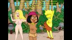  american_dad animated bouncing_breasts damsel_in_distress edit family_guy francine_smith funny guido_l inverted_nipples island jump jungle large_areolae lisa_simpson lisalover meg_griffin milk music one_innie one_outie tagme the_simpsons waving webm 