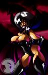  battletoads big_breasts black_hair breasts dark_queen red_eyes smile solo 