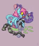  carnifex cteno cutie_mark female kissing my_little_pony pussy pussy_juice teats tentacles velvet 