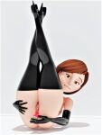  ass helen_parr latex_boots latex_gloves shaved_pussy the_incredibles thighs vibrator_in_ass 