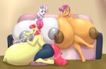 3_girls anthro apple_bloom blues64 gigantic_breasts marauder6272 my_little_pony scootaloo sweetie_belle